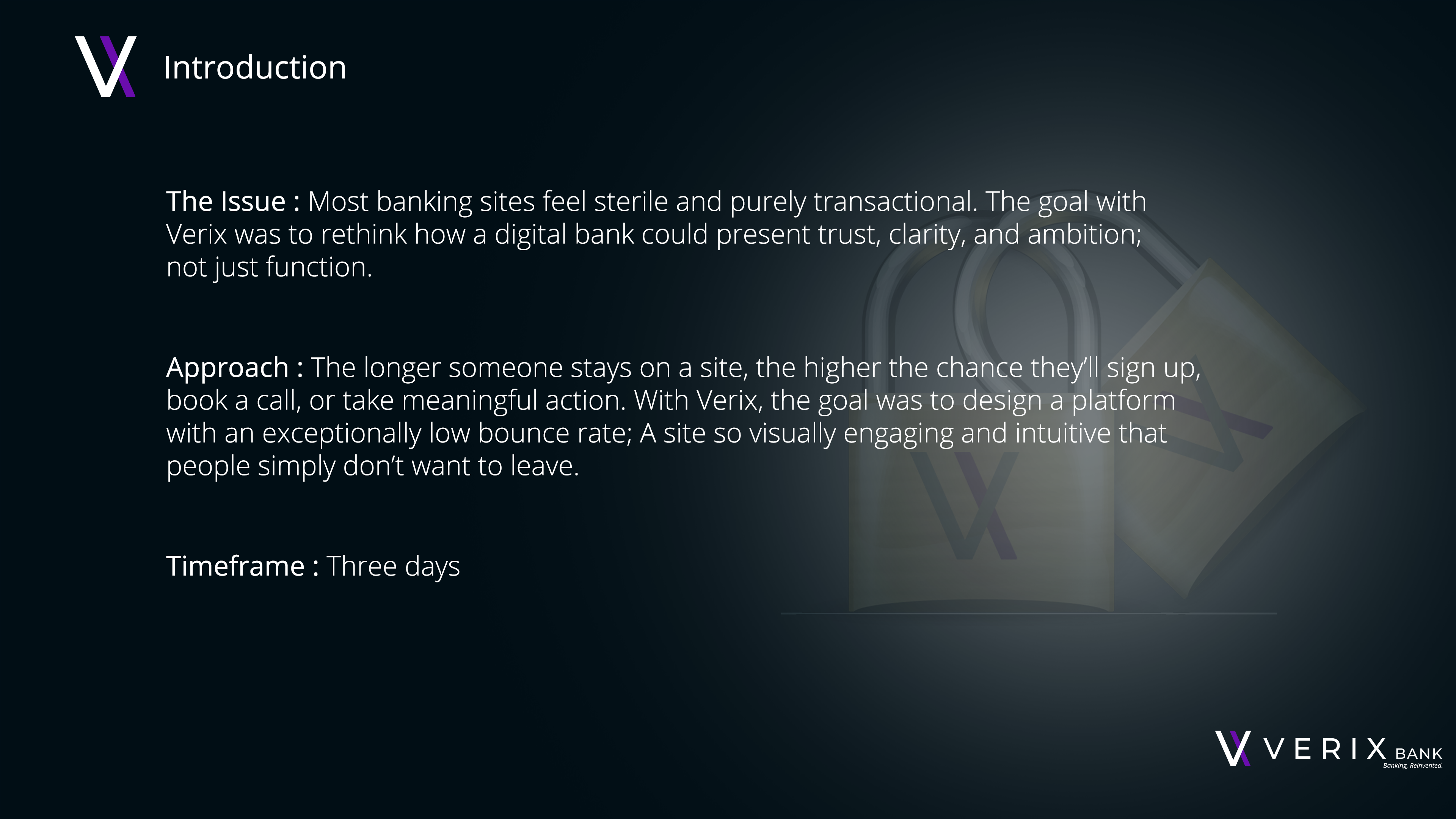 Verix Bank Case Study Image